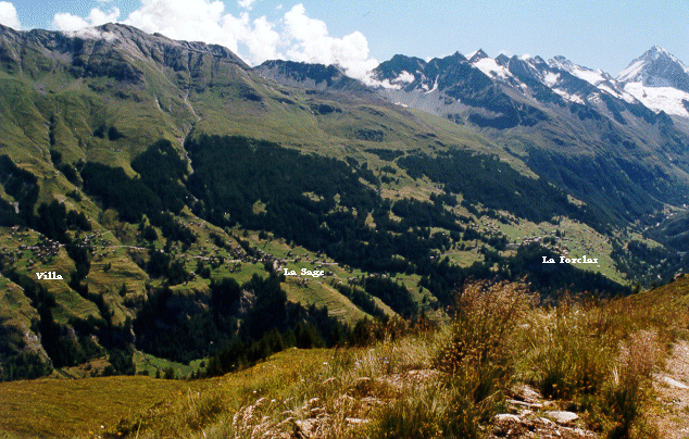 Les villages sur les rocs